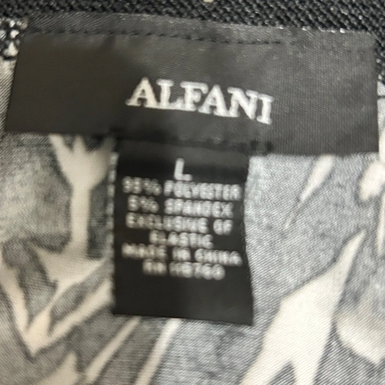 Alfani‎ Women Maxi Skirt L Black White Abstract Chevron Print Jersey Stretch - Image 4