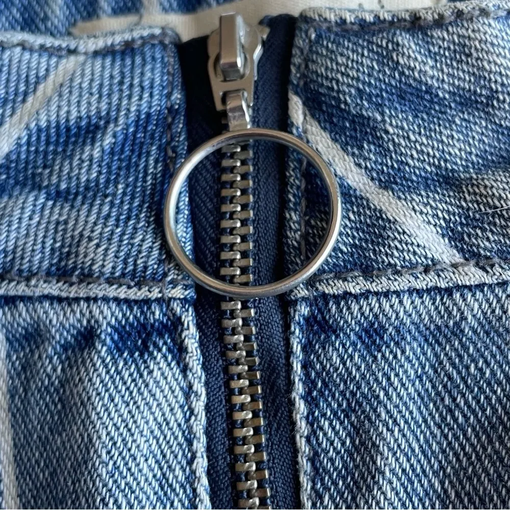 PacSun  Pinstripe Denim Mini Skirt - 25 - Image 3