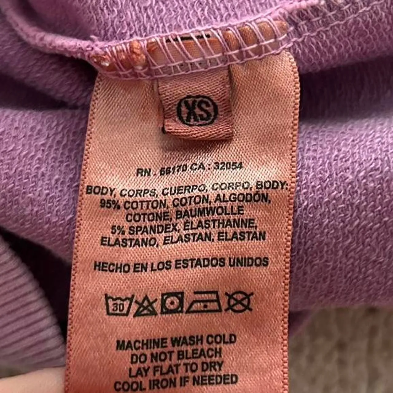 Boho Indie Anthropologie Rose-Dyed Ruched Sweatshirt Cozy French Terry (XS) - Image 6