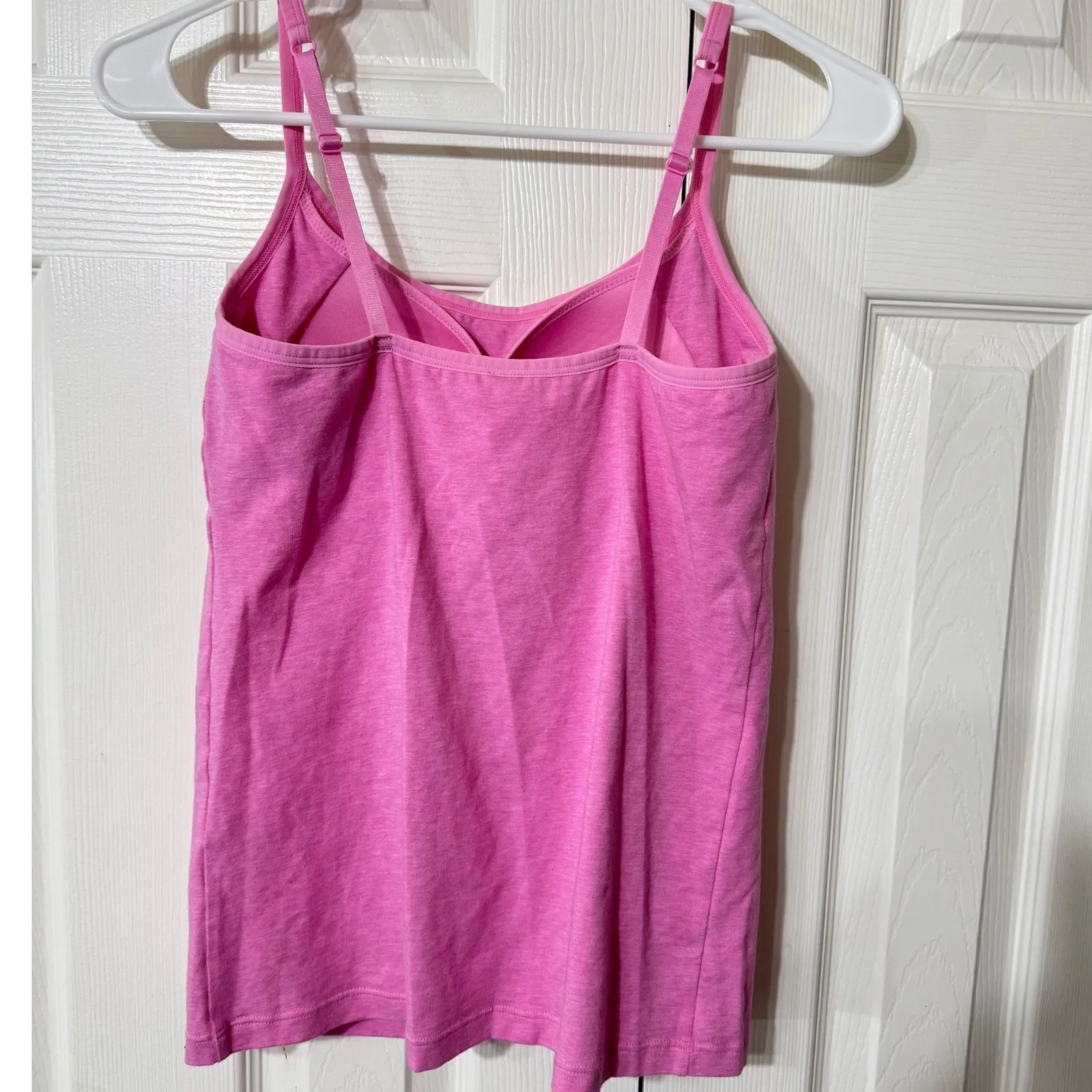 Uniqlo Pink Built In Bra Camisole Tank Top M - Image 2