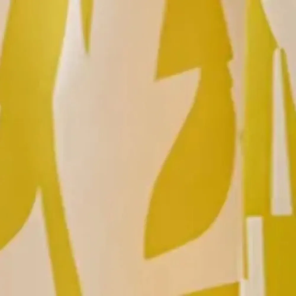 SOCIALITE Geo Print Handkerchief Hem Midi Yellow and White Abstract Sundress - Image 4