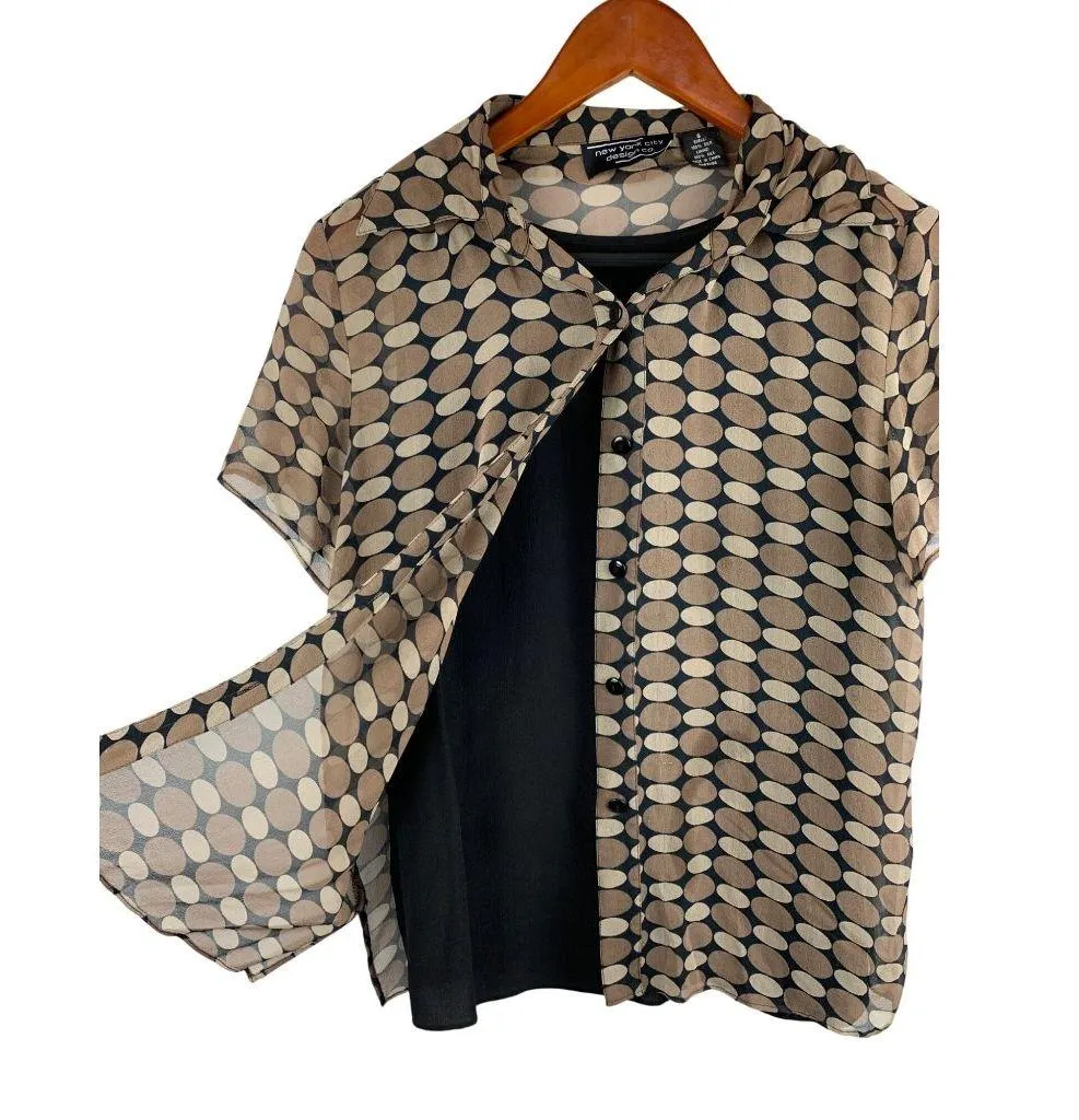 New York City Design Co. S Short Sleeve Button - Image 3