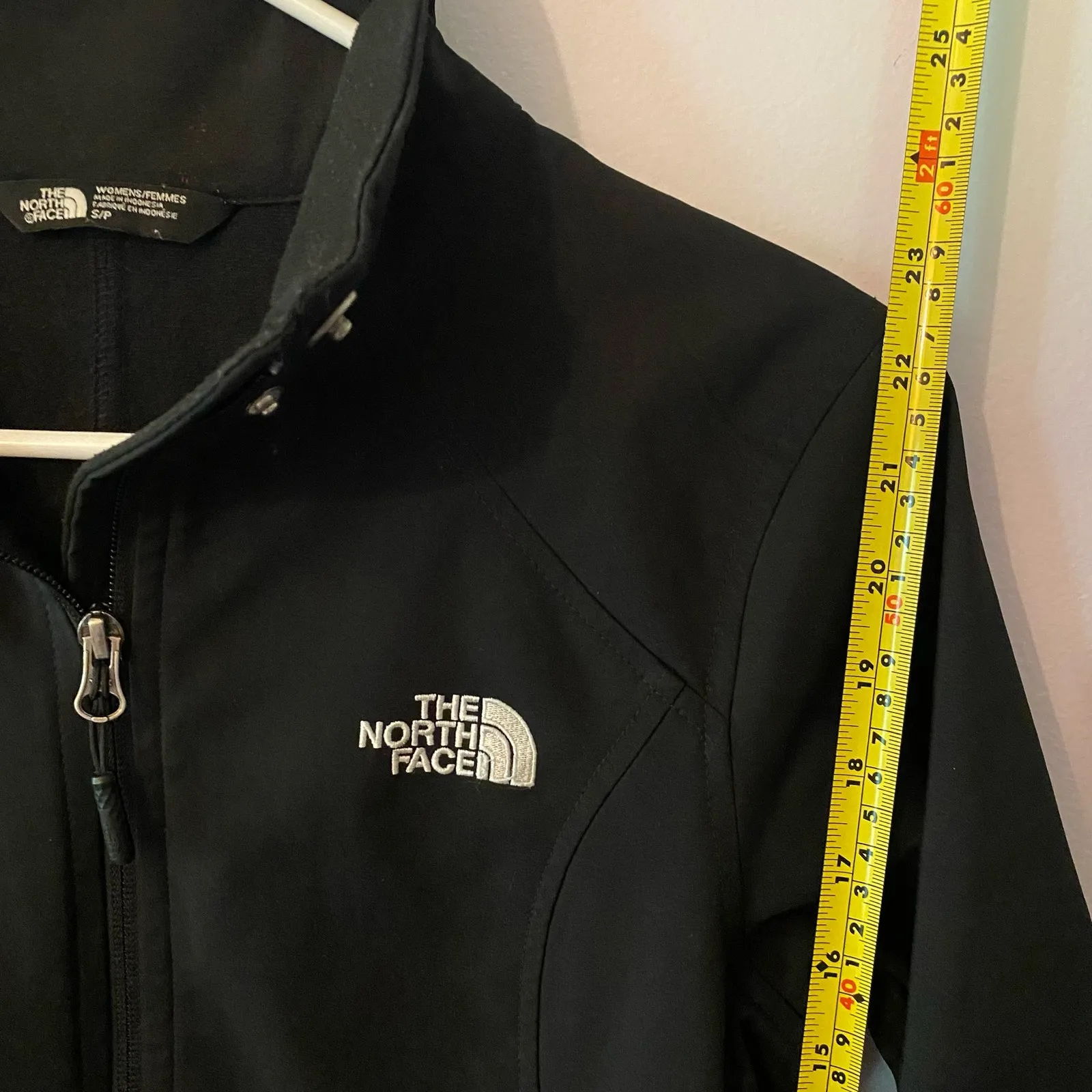 The North Face Black Polartec Zip-Up Jacket Polarfleece Women's size Small - Image 5