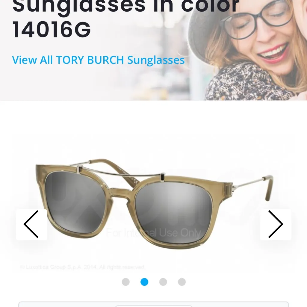 TORY BURCH 9038 Sunglasses in color 14016G - Image 2