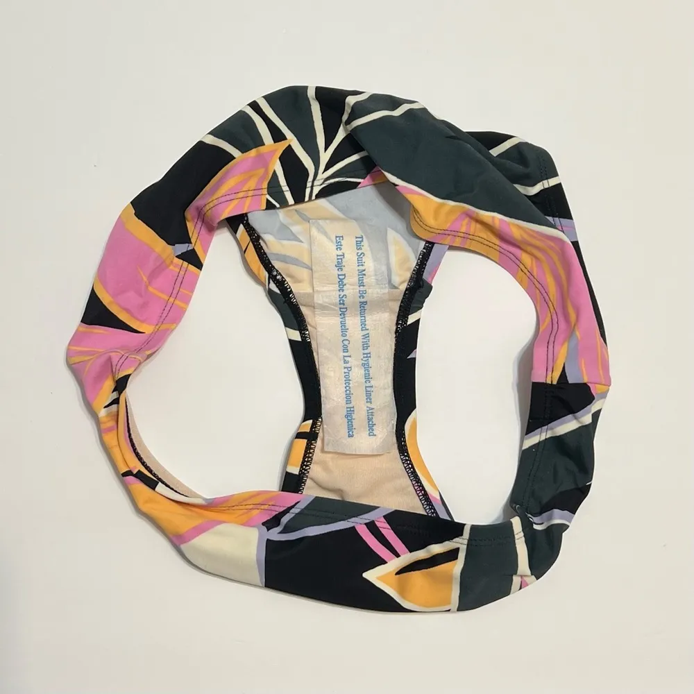 Kona Sol Hipster Medium Coverage Bikini Bottom Tropical Floral NWOT M - Image 7