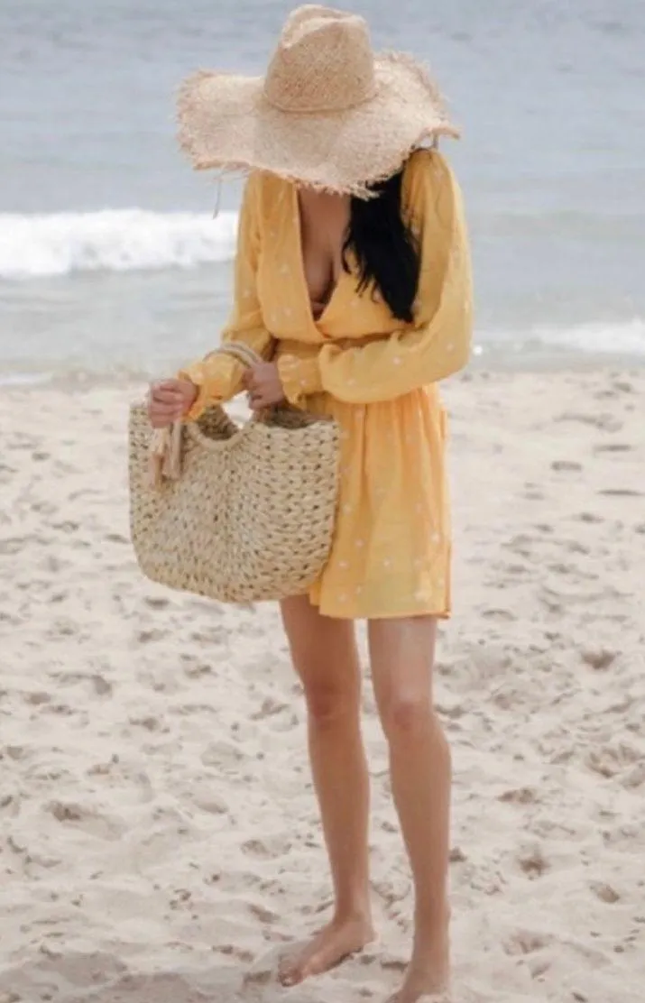 For Love And Lemons Chiquita Floral Embroidered Mini Dress - Image 3