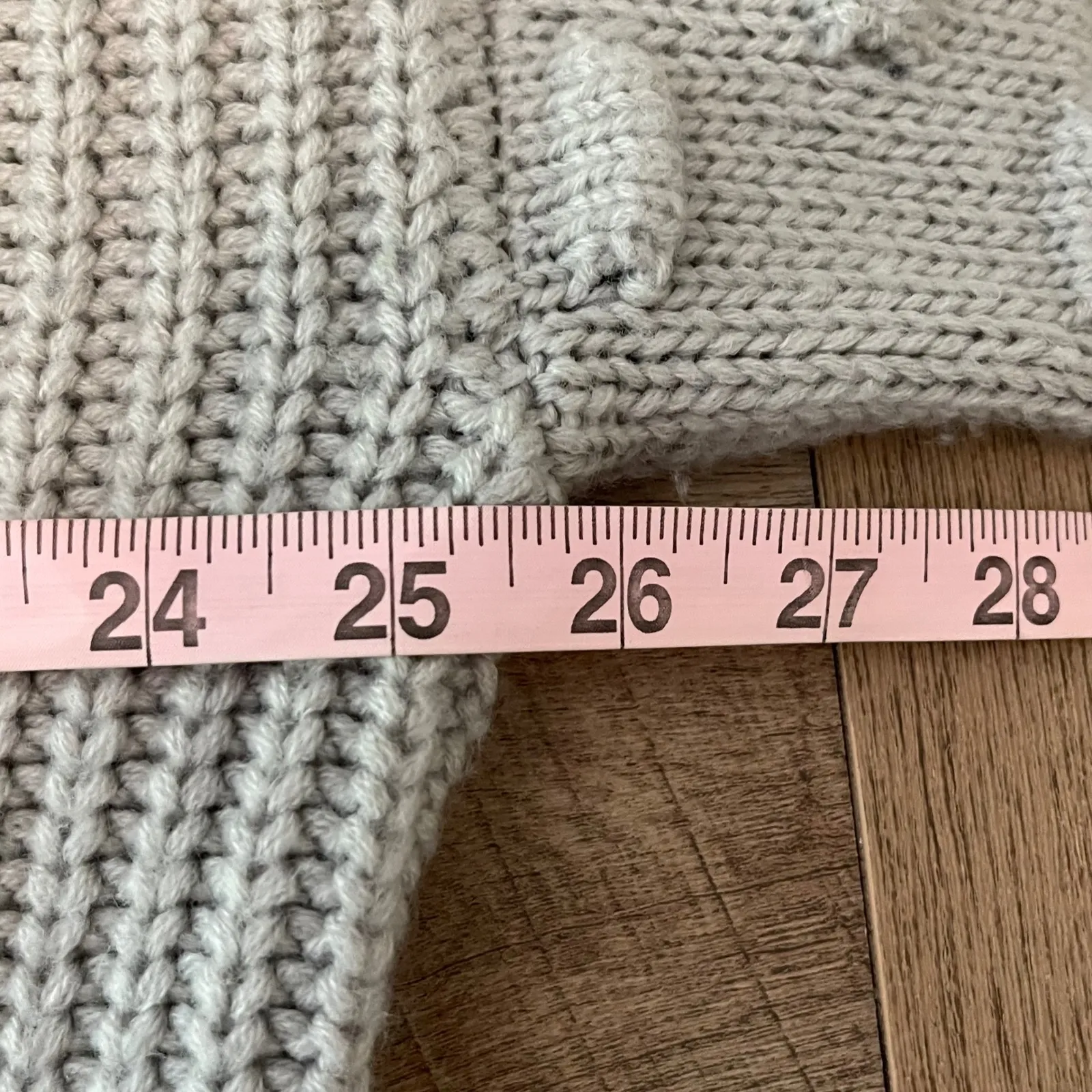 Miss‎ Sparkling Women's Gray Knit Sweater Large Mock Neck Long Sleeve - Image 5