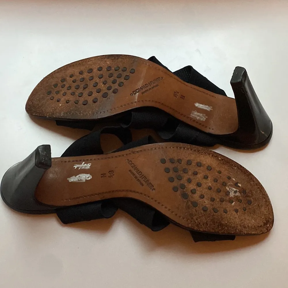 Donald J. Pliner Triple Strap Heeled Sandals Knotted Heels Strappy Heels Sandals Size 8.5 - Image 6