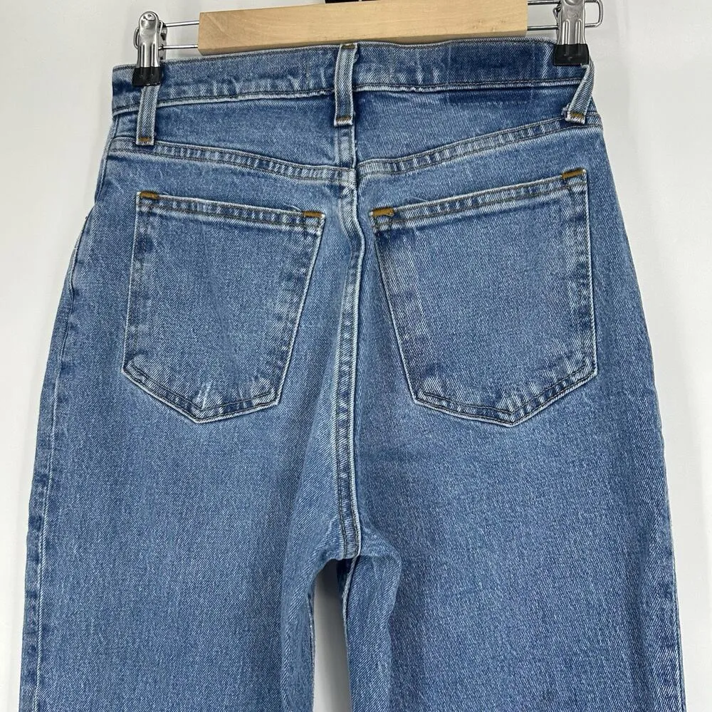 Abercrombie & Fitch The 90s Straight Ultra High Rise Jeans Curve Love Size 26 2S - Image 6