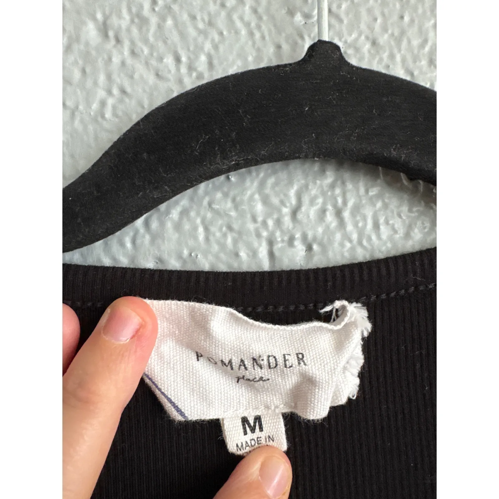 Tuckernuck Pomander Place Black Ruffle Rita Ruffle Top size M - Image 3