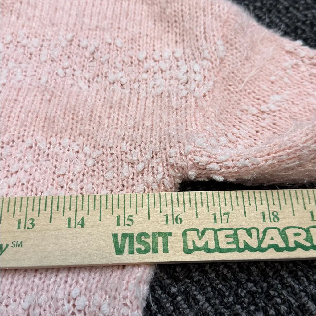 Almost Famous Sweater Large Pink Long Sleeve Pullover - Image 3