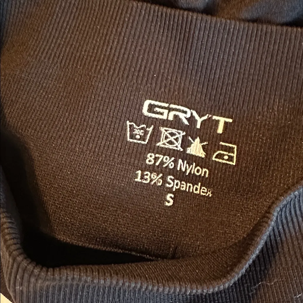 Women's Black GRYT spandex Shorts - Image 4