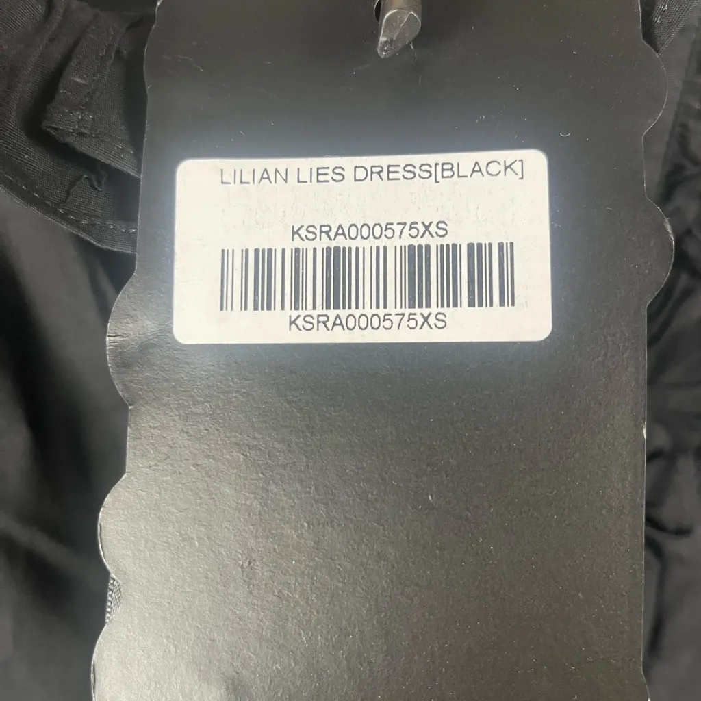 New KillStar Black Lilian Lies Black Mini Dress goth emo size XS - Image 6