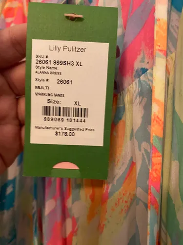 Lilly Pulitzer Alanna Off The Shoulder Dress Multiple Size XL 91 48 Off Retail New With Tags From Cristin
