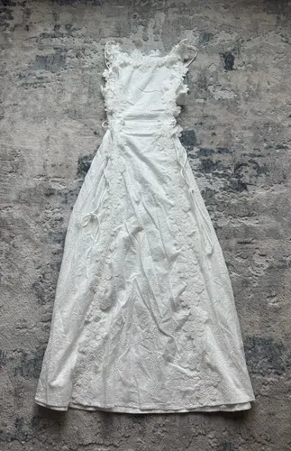aqua and white dress Aqua Silk Maxi Dress for Winter Sun Holidays Medium / Aqua / Silk
