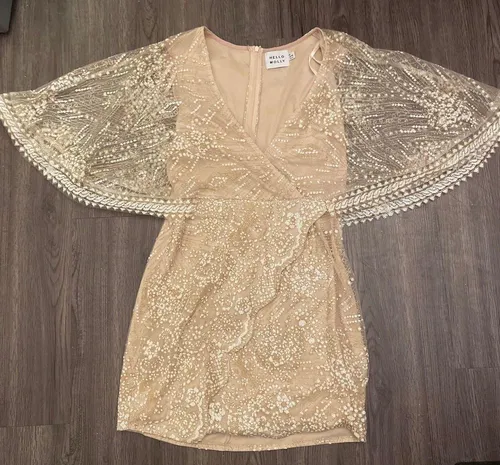 hello molly evening sun dress champagne Hello Molly Evening Sundress Champagne