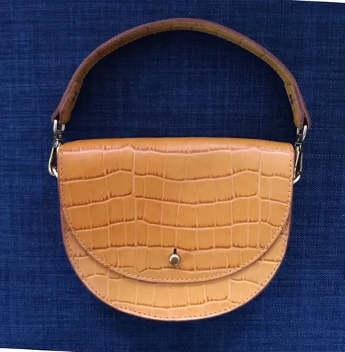 Madewell Croc Embossed Small Richmond Saddle Bag 35 From Ashley