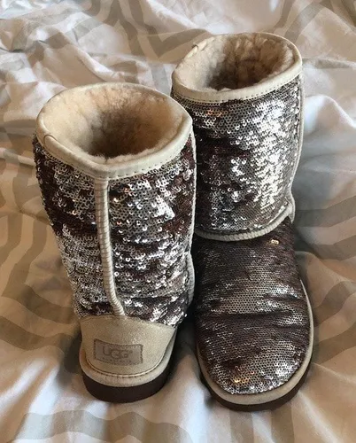 Champagne ugg sparkle boots hotsell