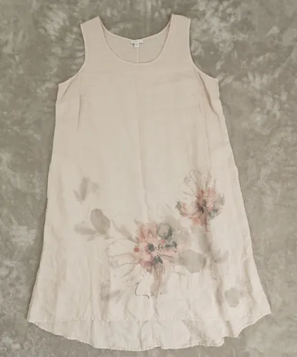 J.Jill Pure Jill Linen Midi Shirt Dress Sleeveless Womens PXL Beige Floral Tan Size undefined - $35 - From Teresa J.Jill Pure Jill Linen Midi Shirt Dress Sleeveless Womens PXL Beige Floral Tan Size undefined - $35 - From Teresa
