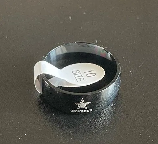 Black arc Dallas cowboys ring