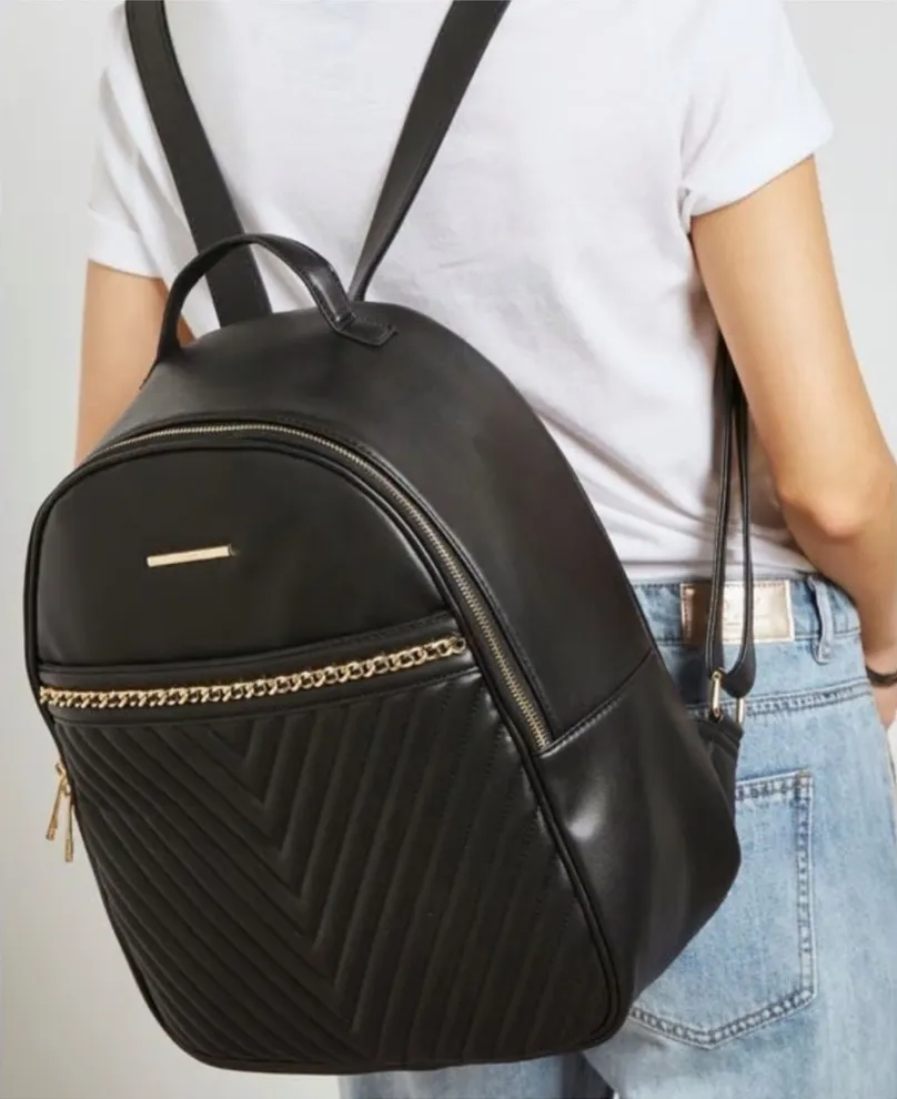 Aldo Elegant Black Backpack