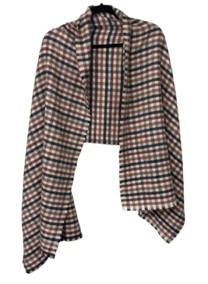 Aerie Fall Colors Super Soft Cozy Plaid Scarf ONE SIZE
