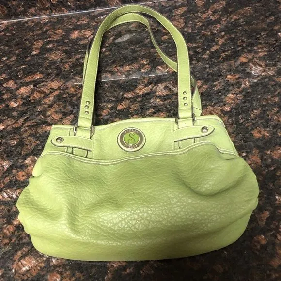Vintage Green Strada Handbag Purse
