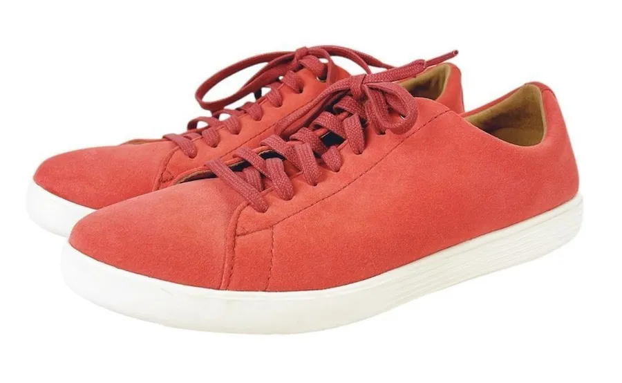 Cole Haan Grand OS Crosscourt II Orange Suede Sneakers Size Women's 9.5 B