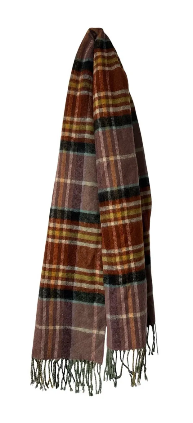 Topshop multicolored check scarf NWOT