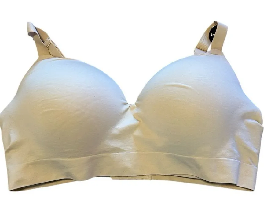 Truekind® Supportive Comfort Wireless Shaping Bra, Beige, 3XL, open package Tan Size undefined