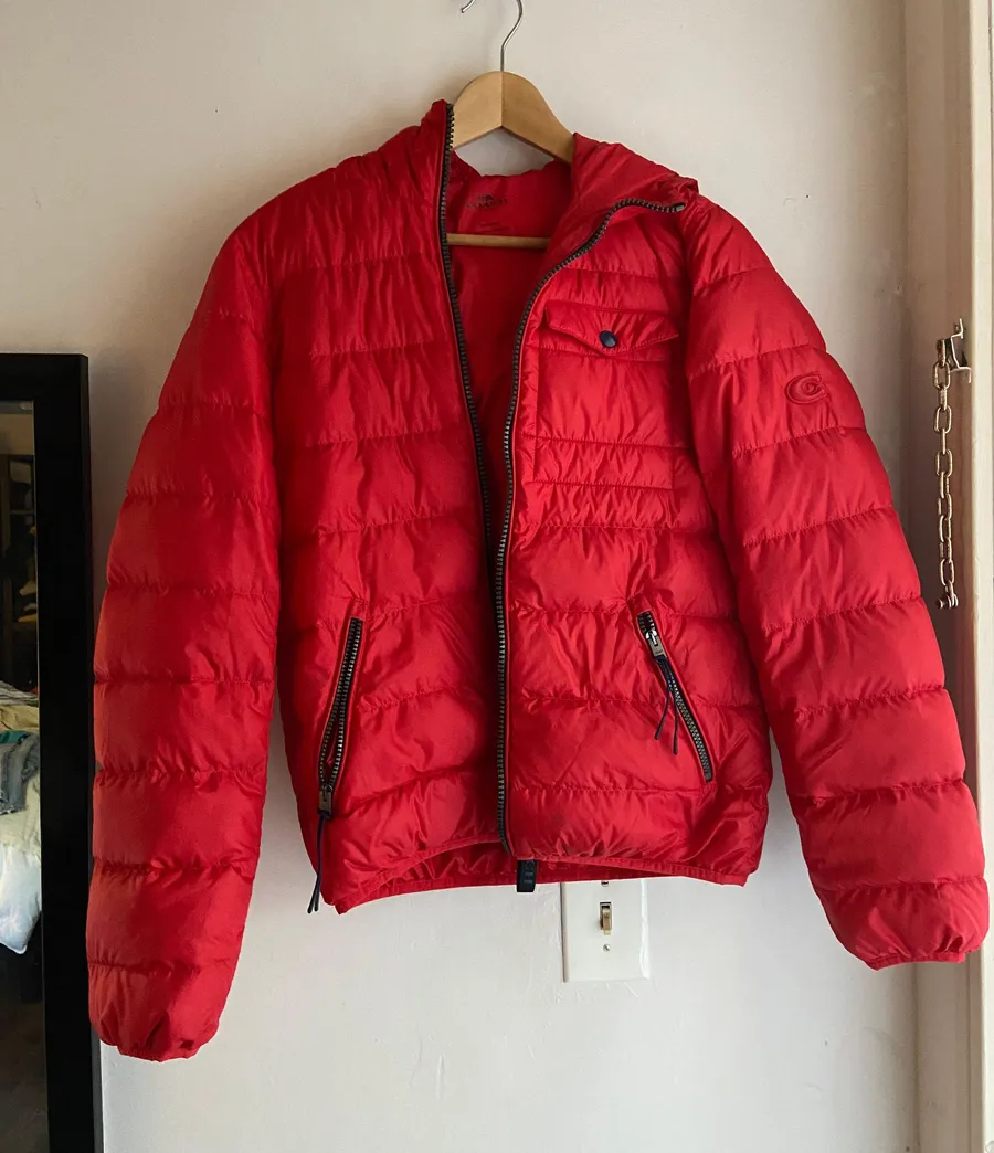Red Puffer Coat