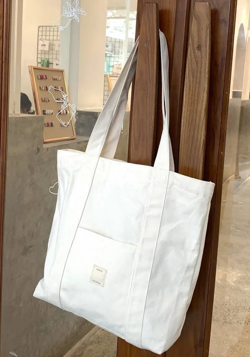 Nanin Pure Cloud Tote Bag EUC White