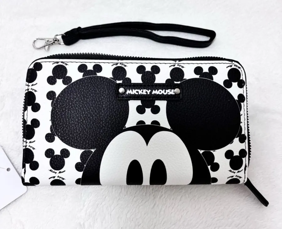 Disney Mickey Mouse Black and White Wallet NEW