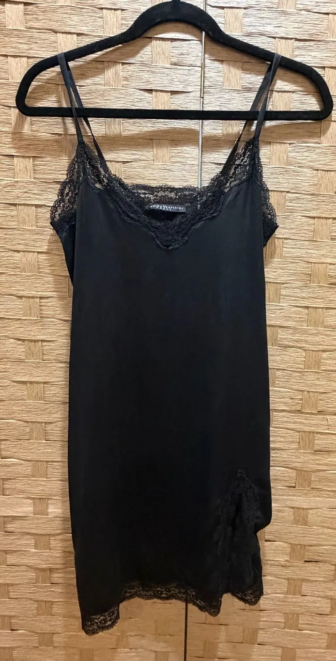 VANNINA VESPERINI Black Silk Lace