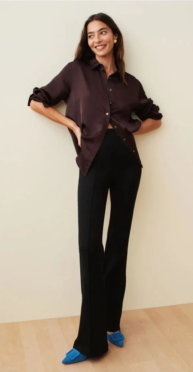 SPANX TALL SPANXsupersmooth PerfectFit
Ponte Flare Pant Black Large