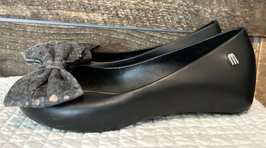 Mini Melissa Ultragirl Sweet Flat II Black Size 1