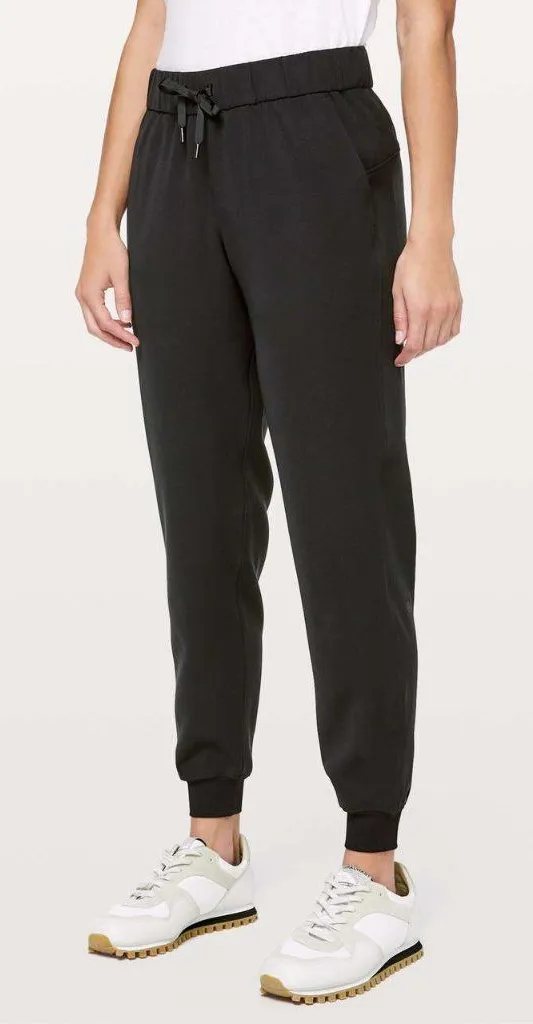 Lululemon Black "On the Fly" - Lightweight Comfort Jogger Pants