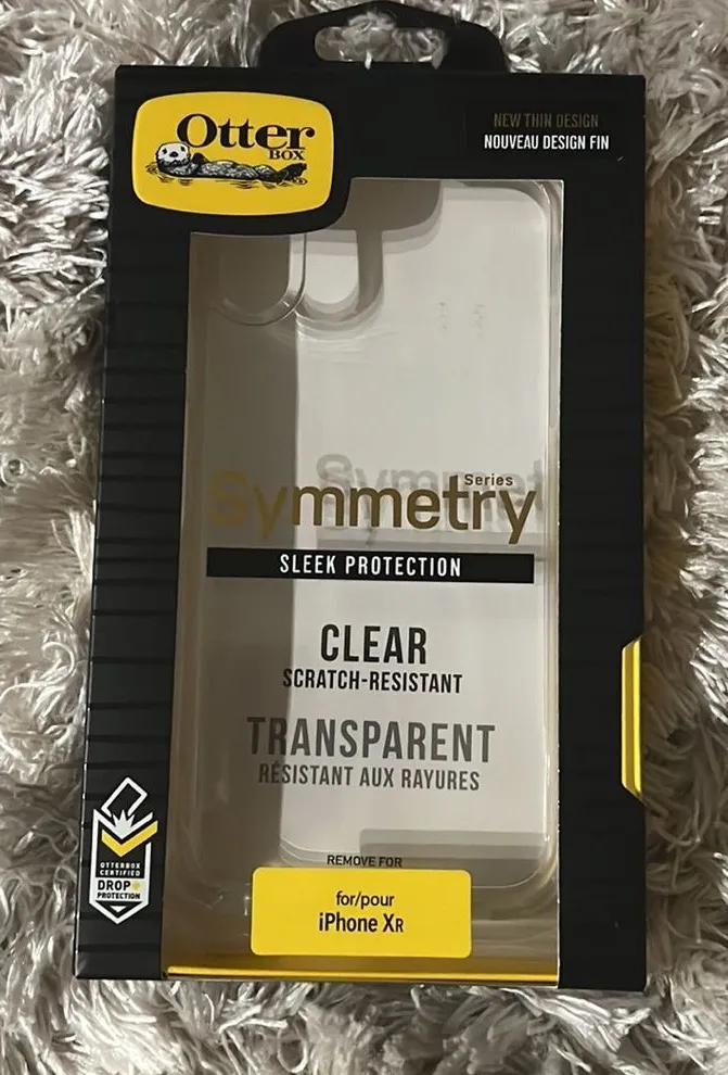 OtterBox Symmetry Series Case for iPhone XR, Clear