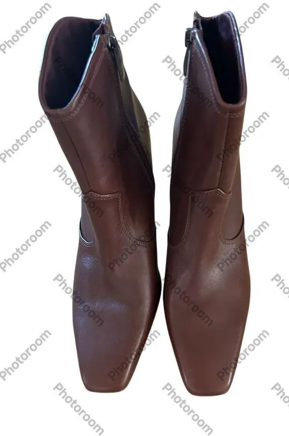 Franco Sarto Women's Waxton Ankle Booties, brown, size 9.5, NWOT