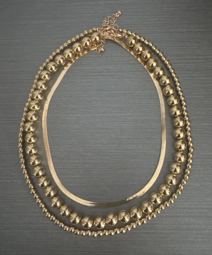 Necklace pearl sets Gold