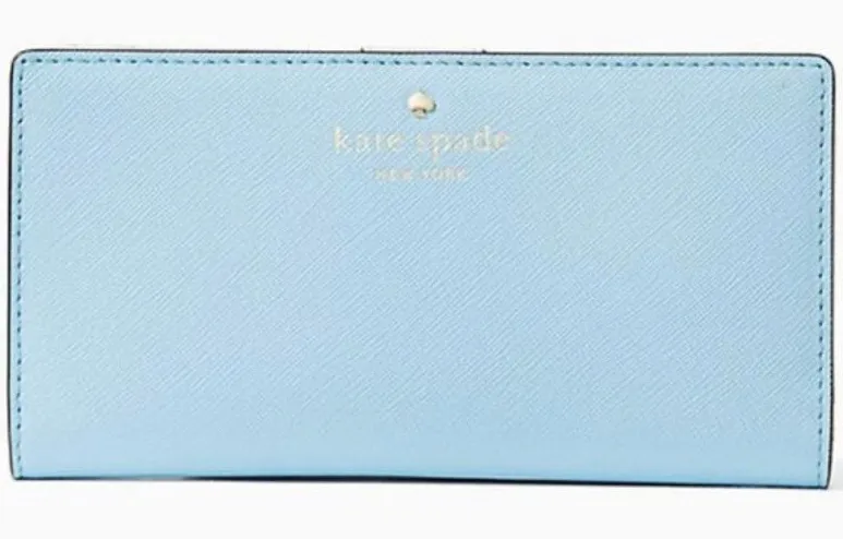 Kate Spade Sky Blue Mikas Pond Stacy Wallet