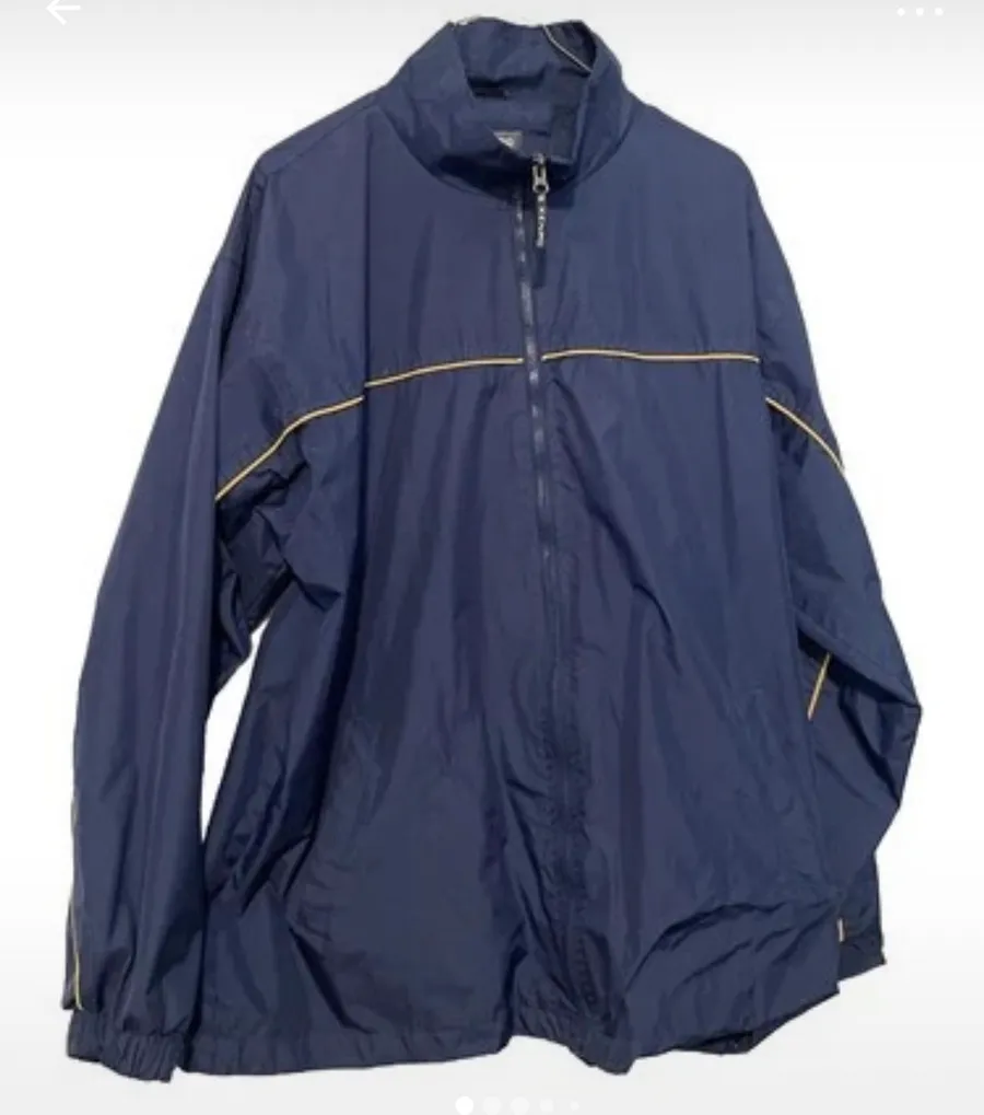 Men’s Rain Jacket Blue Size XL