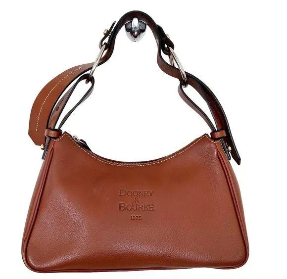 Dooney & Bourke Brown Leather Shoulder Bag