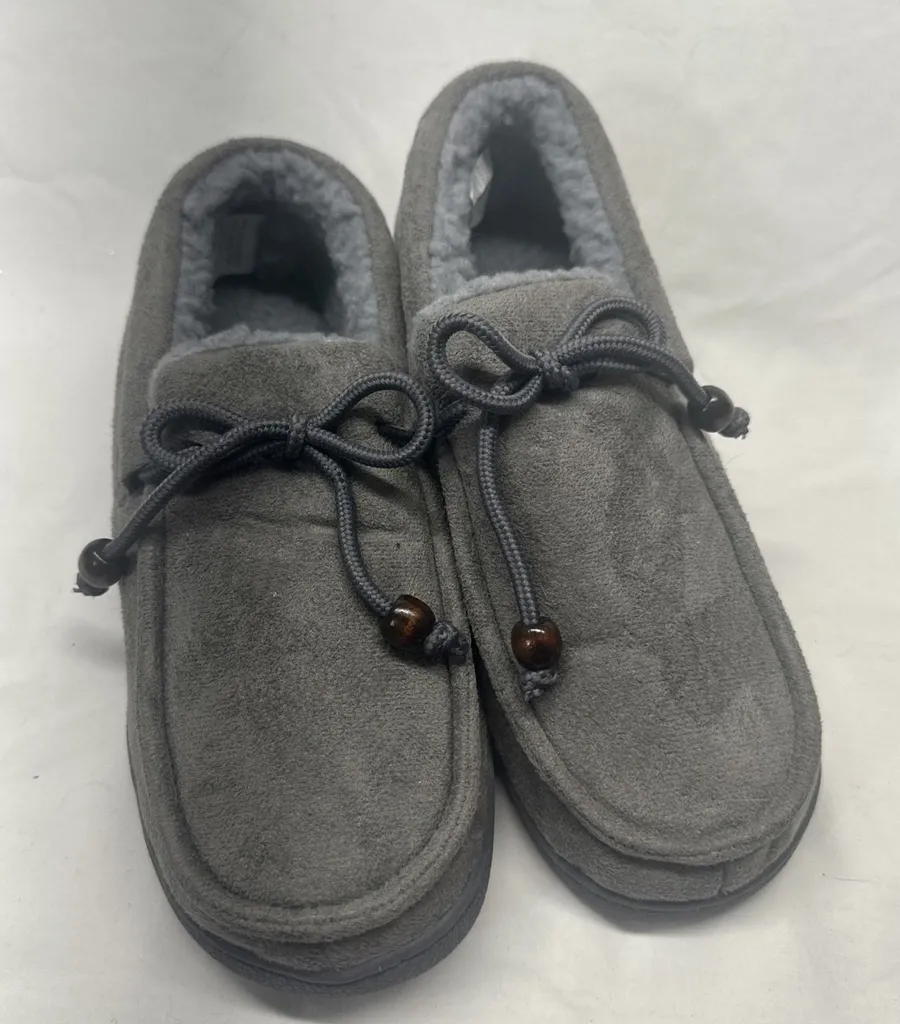 womens memory foam moccasins Size S Gray