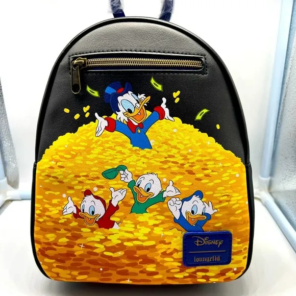 NEW LOUNGFLY Disney DuckTales Money Bin Mini Backpack Product ID: 159650…