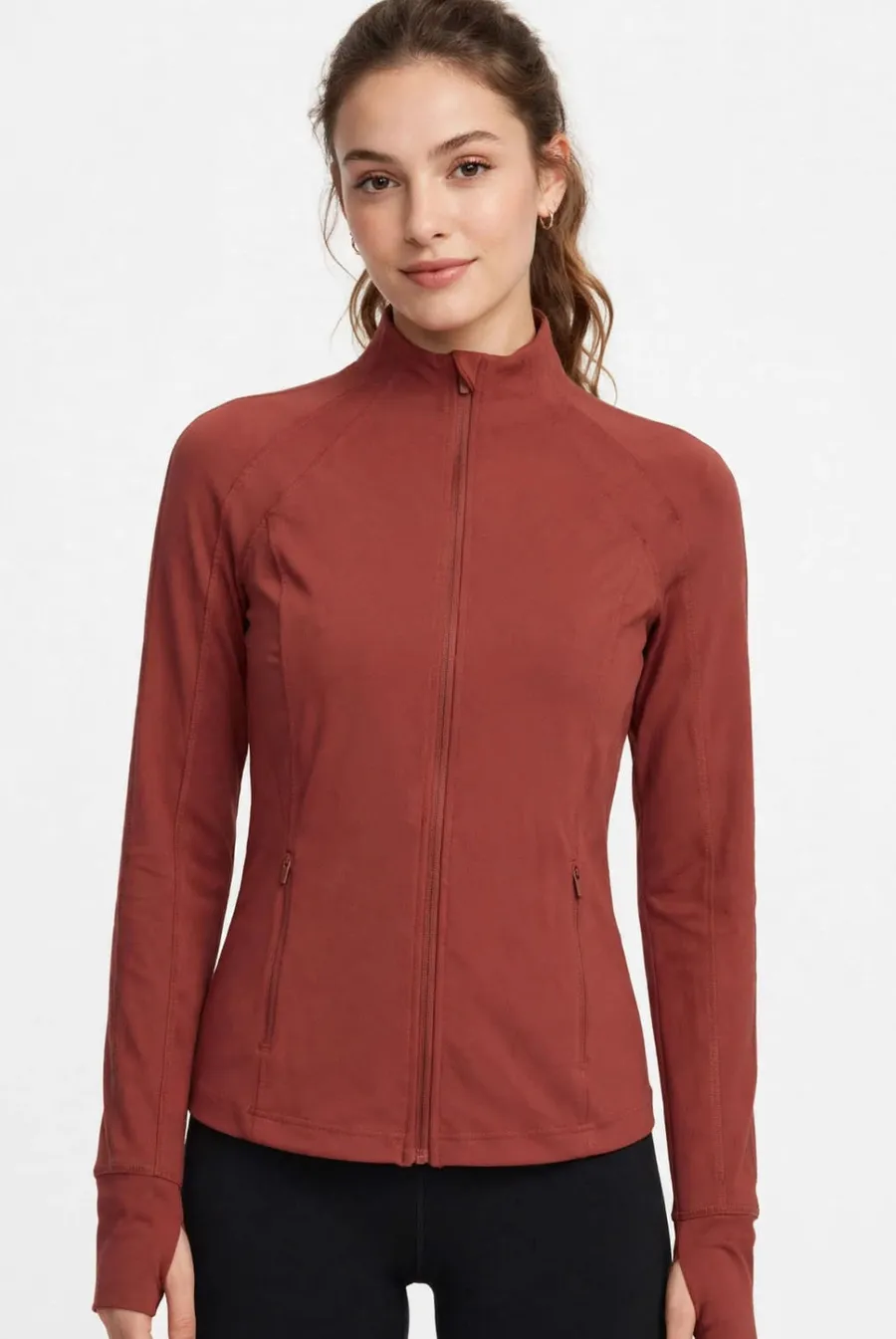 AVIA SoftSculpt Full Zip Active Jacket Red