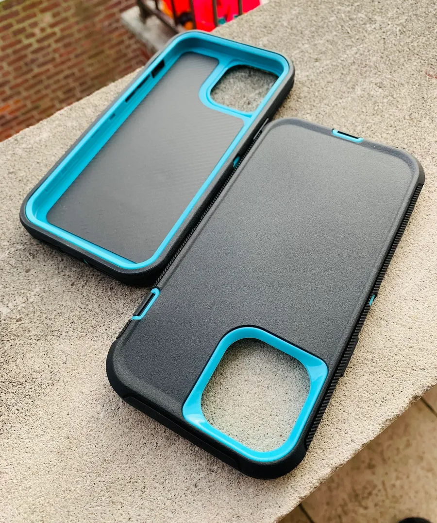iPhone 12Pro Max Fashion Dual Layers Shock Defender Case
