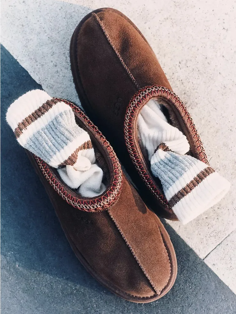 UGG® Tazz II Platform Slippers Dusted Cocoa Brown Shoes