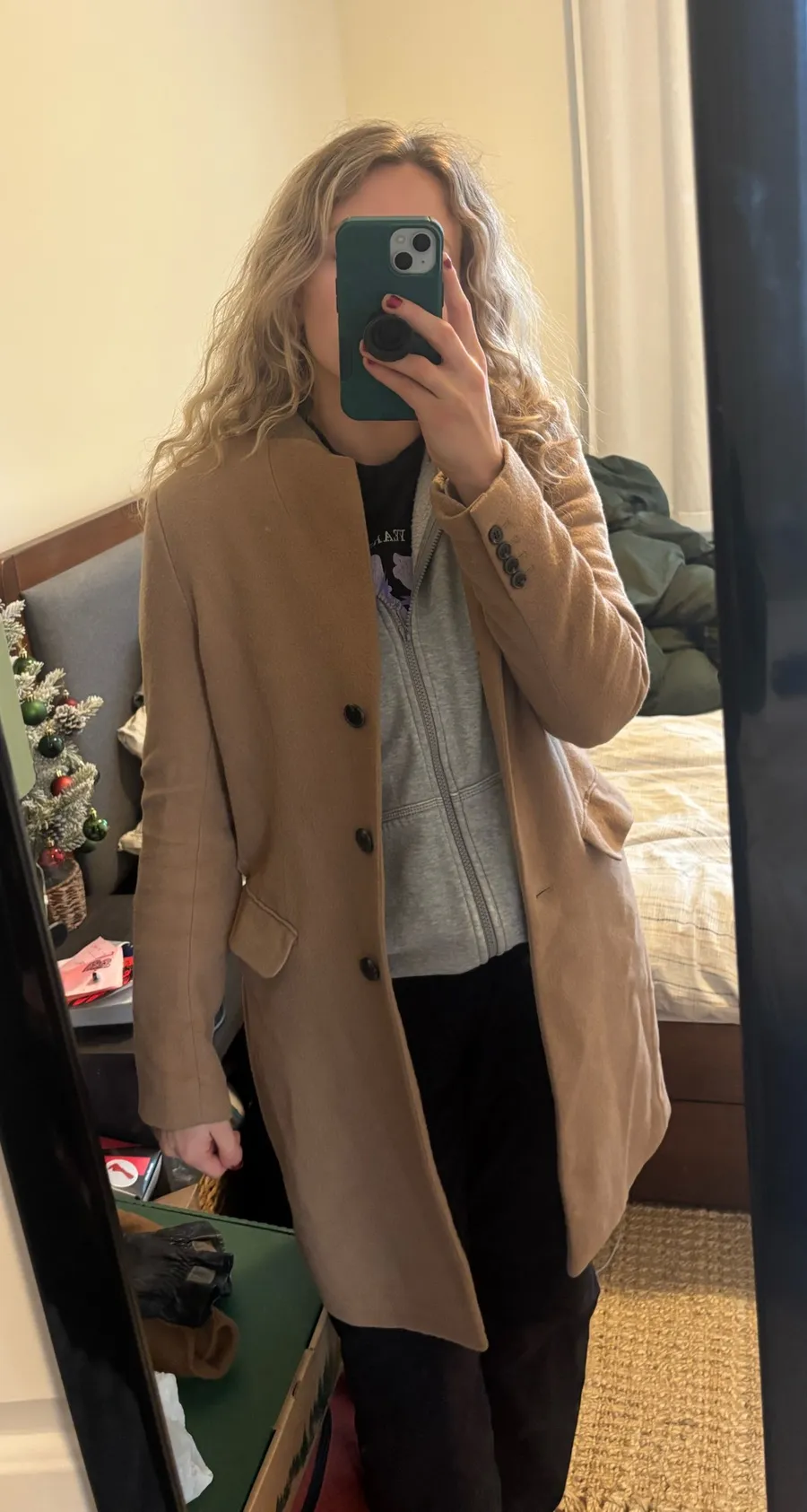 Uniqlo wool/cashmere coat