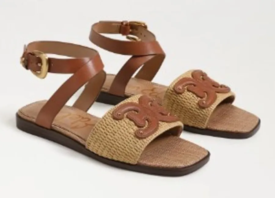 Sam Edelman Ilsie Sandal In Cognac Sz. 7.5